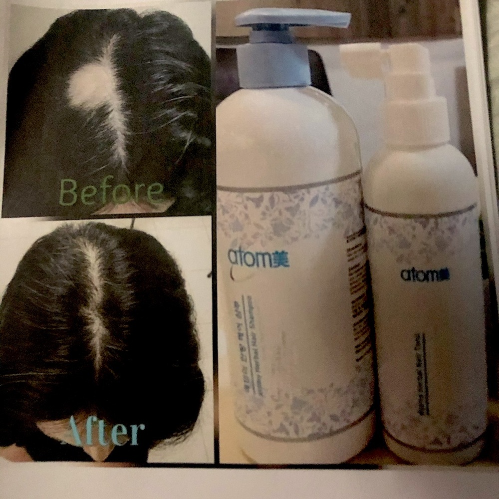 Natural herbal shampoo